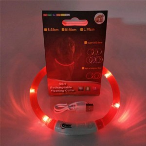 Usb Rechargeable LED Lights Dog Collars