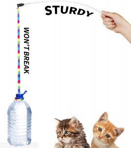 Cat Teaser Wand String Plush Toy For Indoor Training Exerciser