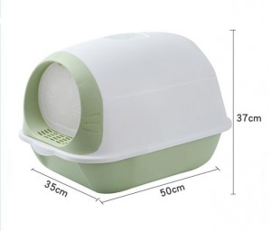 Bug-os nga Nasakpan nga Plastic Dako nga Space Cat Toilet Box