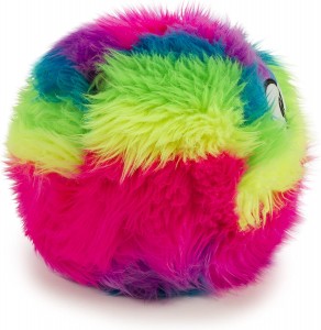 ຂາຍສົ່ງ Custom Rainbow Squeak Plush Cat Catnip Toy