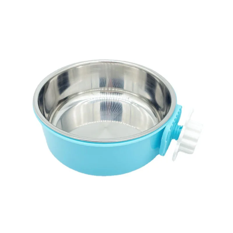 Wall Thickened Hanging Adjustable Stainless Steel Pet ໂຖປັດສະວະ Feeder