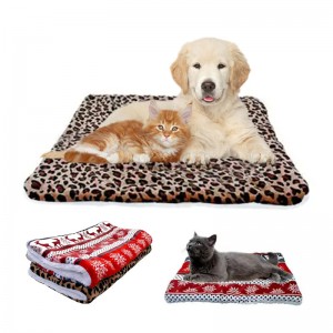 Tapis de lit de couverture pour animaux de compagnie en flanelle douce pour chiot