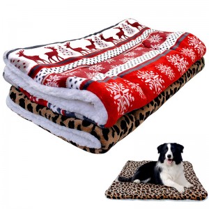 Soft Flannel Pad Pet Blanket Bed Mat For Puppy