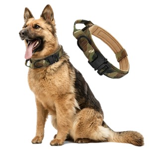Vòng đeo cổ thú cưng huấn luyện chiến thuật nylon hạng nặng