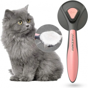 Logo tùy chỉnh Tự động làm sạch Cat Slicker Brush