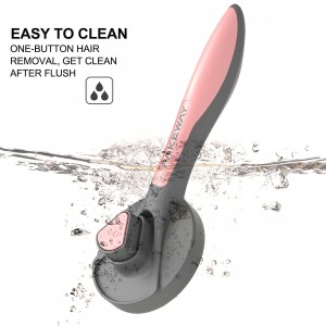Custom Logo Self Cleaning Automatically Cat Slicker Brush
