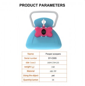 Portable Plastic Pet Travel Foldable Pooper Scooper