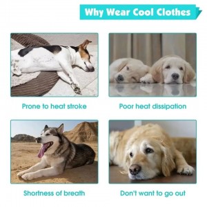 Mesh Breathable Nyegah Heatstroke Pet Cooling Harness