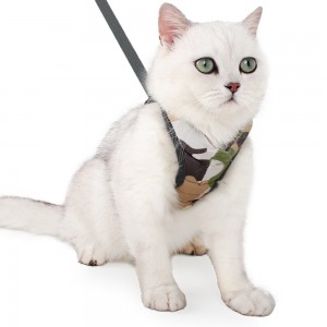 Malemy Easy Adjustable Walking Cat Harness Set