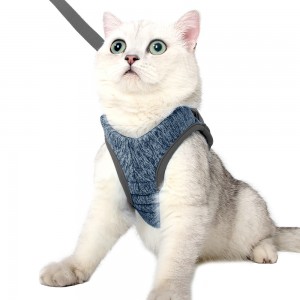 Malemy Easy Adjustable Walking Cat Harness Set