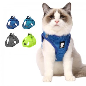 Wholesale Breathable Mesh Reflective Strip Pet Harnesses