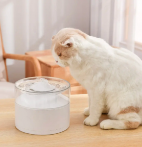 Automatic Snow Mountain Cat Water Fountain With Filter
