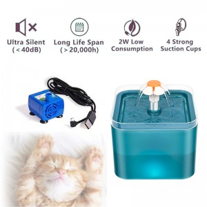Distribuitor electronic de apă pentru animale de companie Fântână automată cu apă pentru pisici
