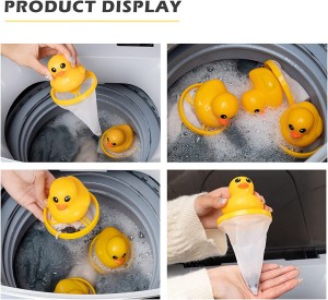 پاک کننده موی اردک زرد کوچک برای ماشین لباسشویی