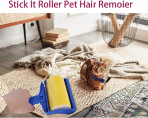 Кийим Carseats үчүн Portable Pet Hair Remover тарак