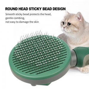Indoor Fine & thick Needles Self Cleaning Cat Brush