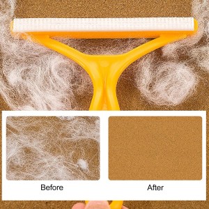 برس پاک کننده موی خانگی دو طرفه پلاستیکی PP جدید 2023
