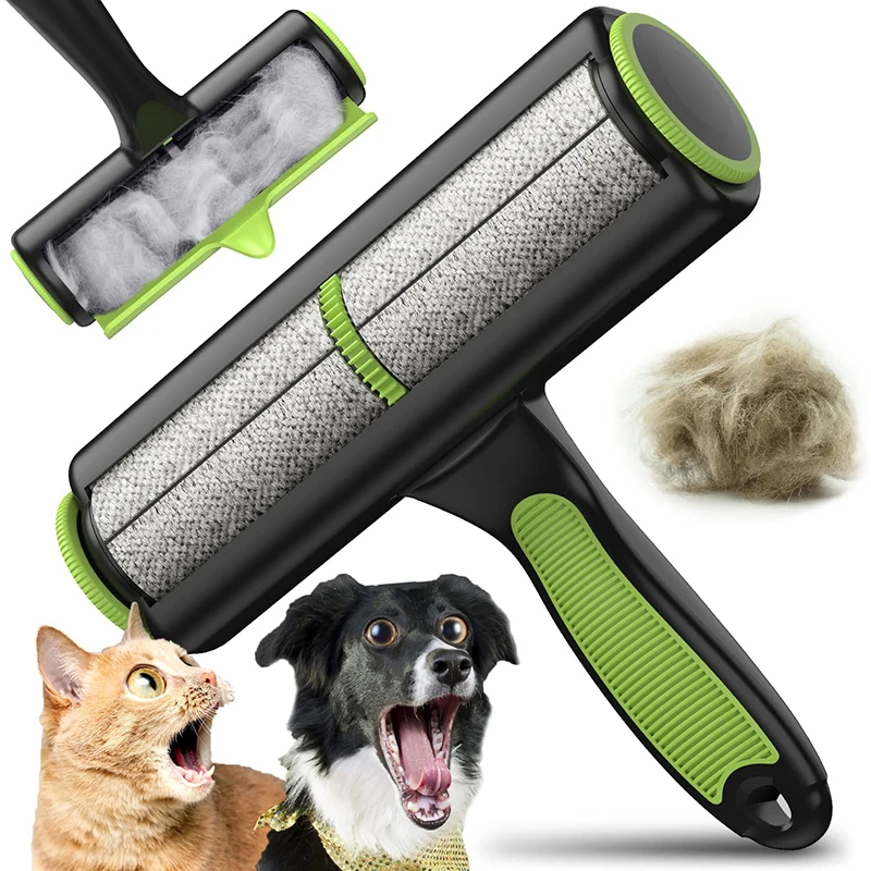 Fa'asinomaga Portable Self Cleaning Pet Hair Remover Roller