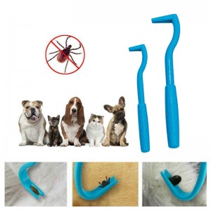 Grousshandel 2 Pcs / Set Plastik Pet Dog Tick Remover