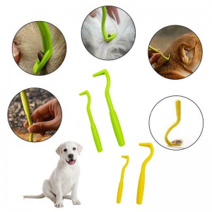 Wholesale 2 Pcs/Set Plastic Pet Dog Tick Remover
