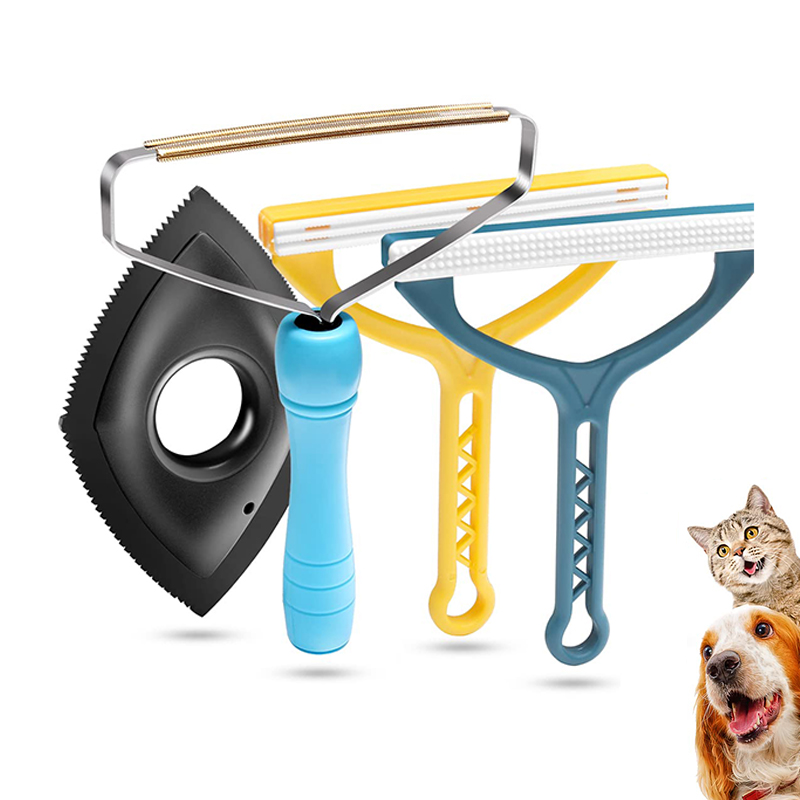 Venda por xunto de 4 unidades/juego de rodillos removedores de pelo para mascotas portátiles reutilizables