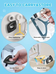 Grousshandel 4 Pcs / Set Wiederverwendbar Portable Pet Hoer Remover Roller