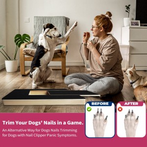 Nagelvijlbord voor huisdieren Trimmen Scratcher Trimmer Box