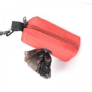 Portadispensador portátil impermeable para bolsas de caca de perro