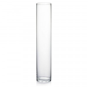 Высокий цилиндр, стеклянная ваза для цветов, прозрачный подсвечник, кашпо, террариум, домашний декор