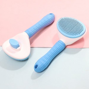 Customized Self Cleaning Pet Grooming Tools Aub Hair Remover Brush