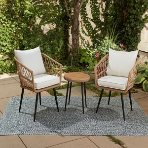 3 Piece Outdoor Garden Furniture Set for Relaxation
