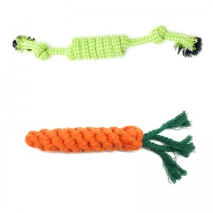 Oanpaste 10 Pack Dog Rope Toys Interactive Cotton Rope Squeaky Dog Toy