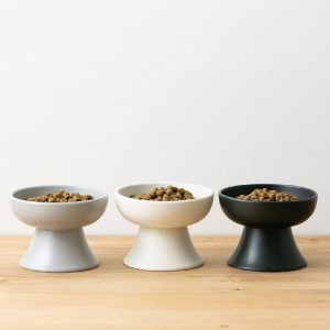 Jumla Custom Round Pet Ceramic Bowl Keɓaɓɓen Dog Cat Abinci Bowl Pet Feeder Bowls