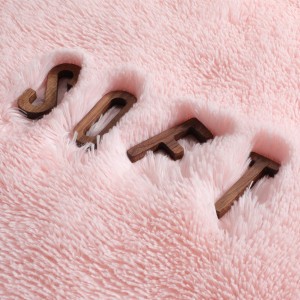 Pink Round Rug para sa Girls Bedroom Fluffy Circle Furry Carpet Cute Room Decor