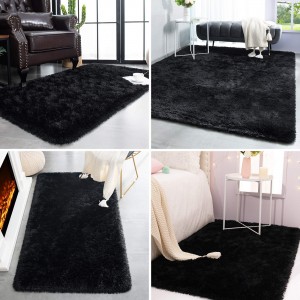 Soft Shaggy Rugs Indoor Modern Plush Area Rectangular Carpets Bedroom Home Decor