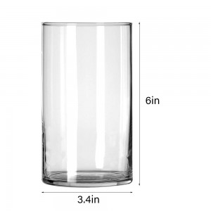 Clear Glass Cylinder Vases Table Flowers Vase Wedding Home Decor