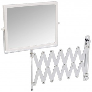 Two-Sided Swivel Wall Mount Mirror 5x Magnification Extension Home Decor