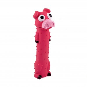 3 प्याक 9″ Squeaky Latex Dog Toys Standing Stick Animal