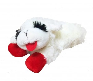 Lambchop Plush Dog Toy nga adunay Squeaker