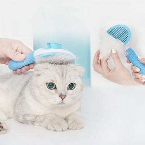 Customized Self Cleaning Pet Grooming Tools Dog Rambut Remover Brush