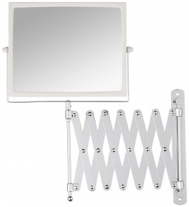 Эки тараптуу Swivel Wall Mount Mirror 5x чоңойтуу узартуу Home Decor