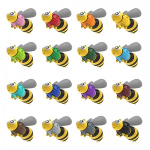 Méh alakú kisállat rágójátékok Interaktív harapás nyikorgó kutyajátékok Agresszív kutyarágójátékok