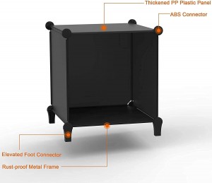 Органайзер для зберігання Cube 16-Cube Storage Shelf Металевий шафа-органайзер для полиць для одягу