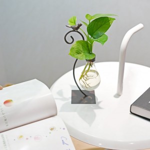 Stolný sklenený kvetináč Hydroponická váza Žiarovka Váza Home Decor