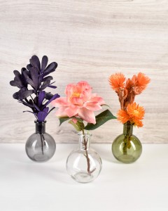 Clear Ball Bud Vases Vase din sticla transparenta pentru flori Home Decor
