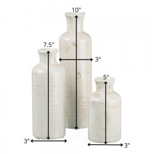 Vase en céramique décor de centres de table de ferme moderne
