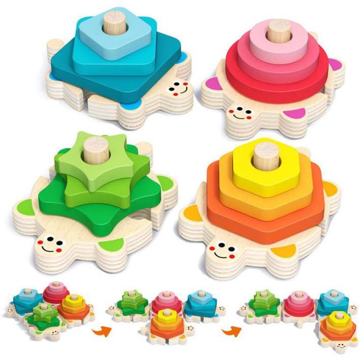 Educational Stacking Toys for Toddlers Preschool Learning Featured Image