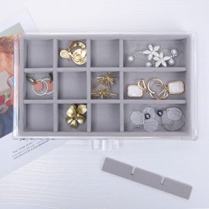 Helder acryl oorbel ring sieraden organisator display houder dozen cadeau voor vrouwen