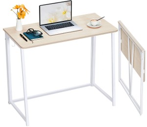 Folding Desk Me Foldable Desk Chaw Txuag Computer Sau Workstation Home Office