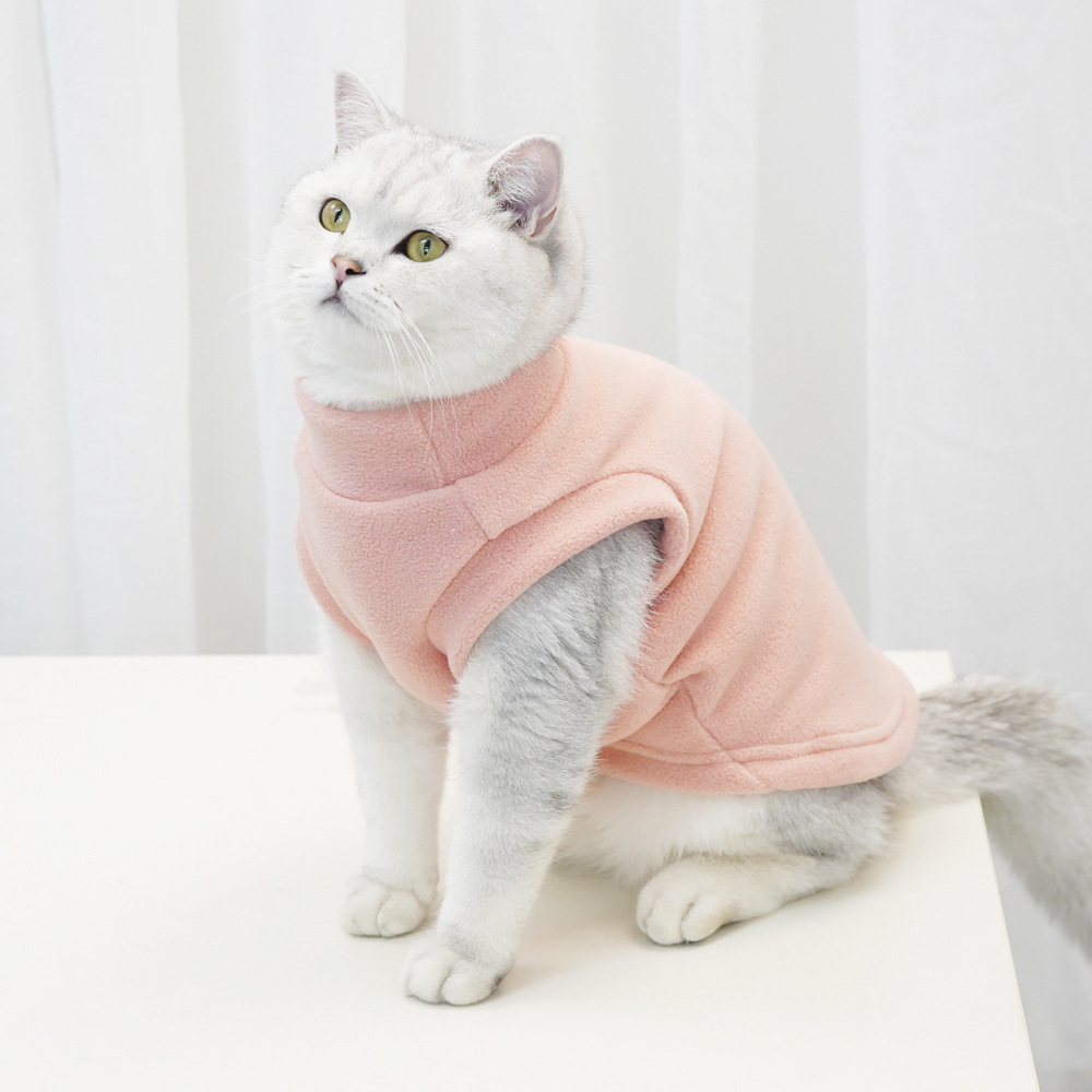 새로운 디자인 편안한 따뜻한 겨울 애완 동물 운동복 조끼
